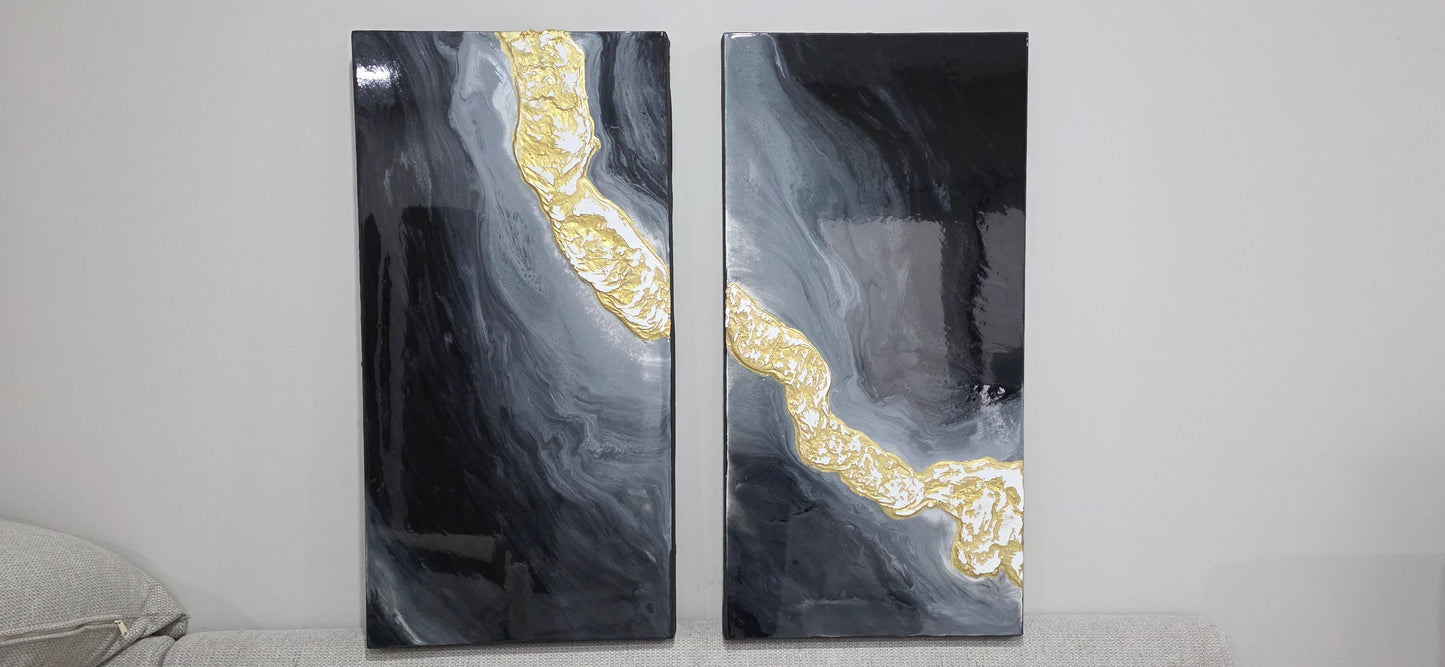 Cuadro abstracto "Kōmyō"