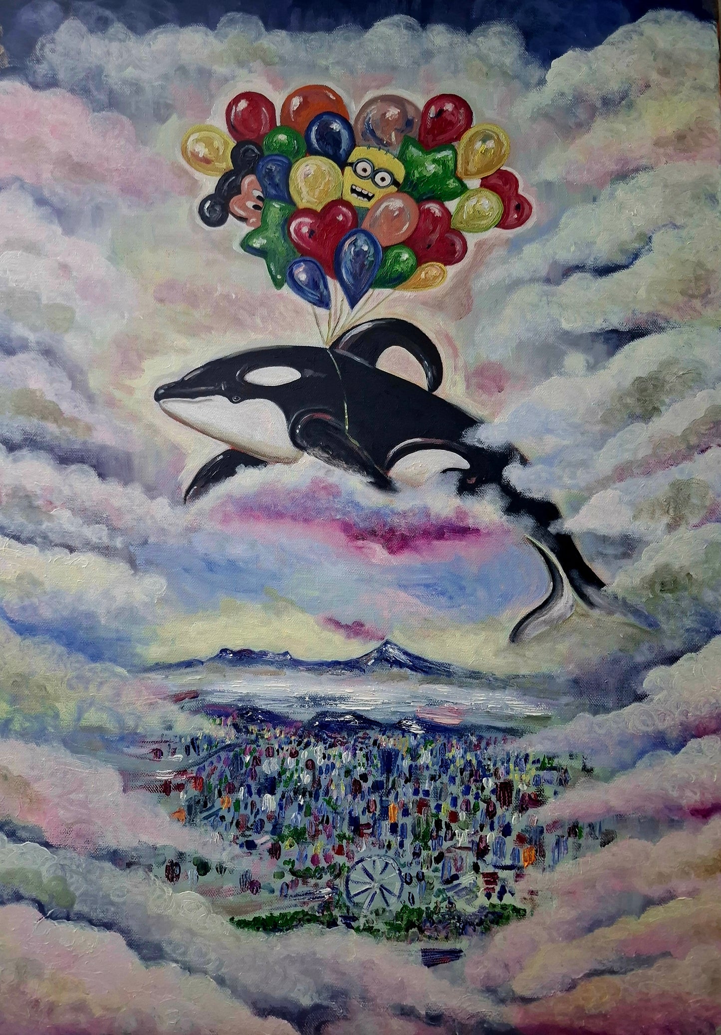 Obra de arte original - "Liberen a Keiko"