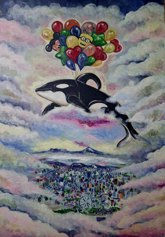 Obra de arte original - "Liberen a Keiko"