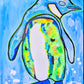 Cuadro Neon Moderno-Pinguino