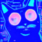 Cuadro Neon Painting Trip-Gato
