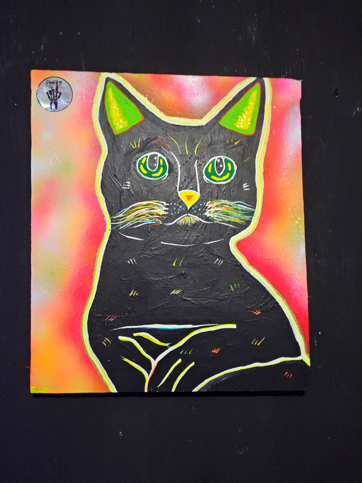 Cuadro Decorativo-Cat Black.