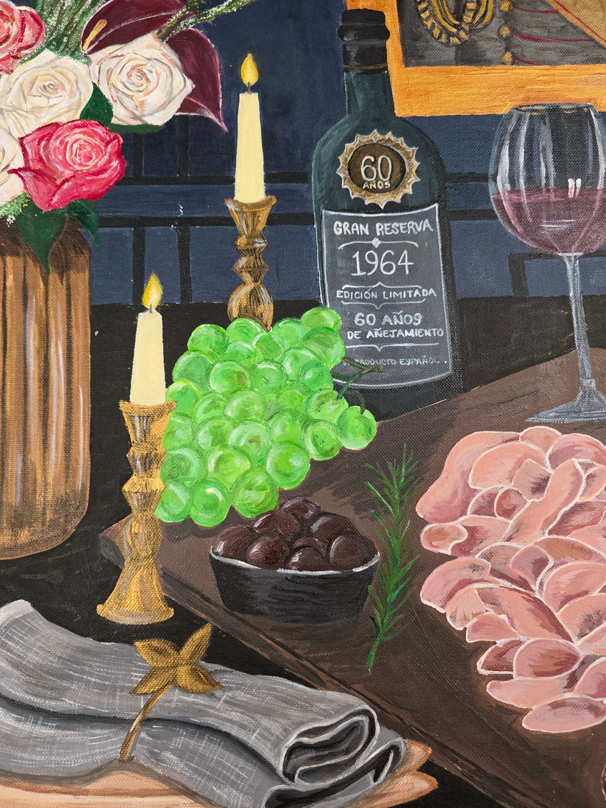 Bodegón elegante - Obra de arte original
