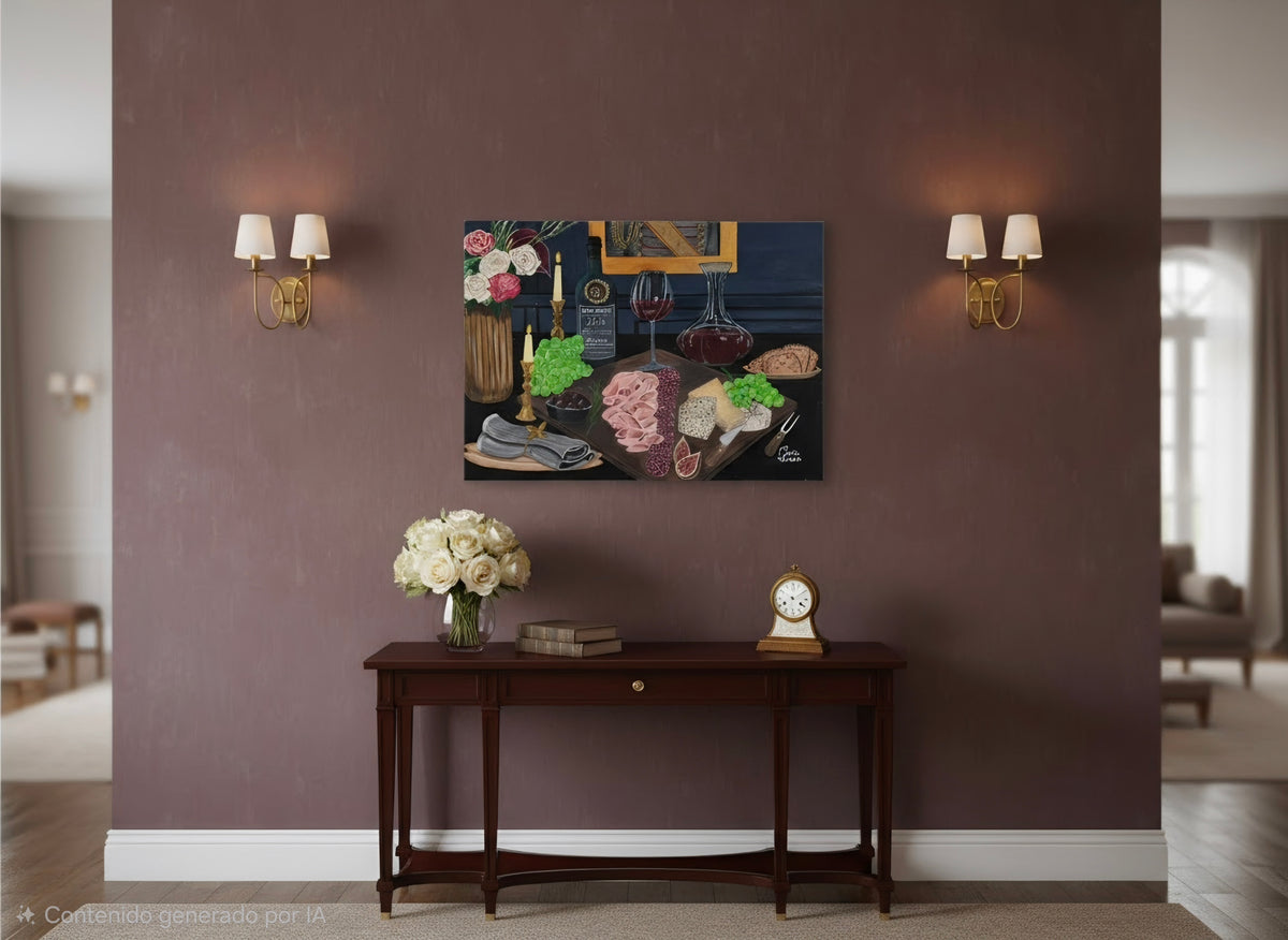 Bodegón elegante - Obra de arte original