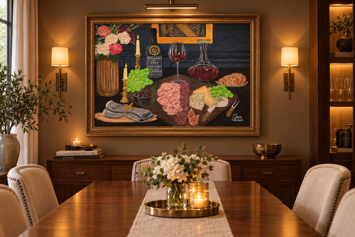 Bodegón elegante - Obra de arte original