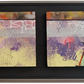 Políptico de diseño contemporáneo y texturas mixtas en formato alargado - Cuadro Abstracto - La Balconada