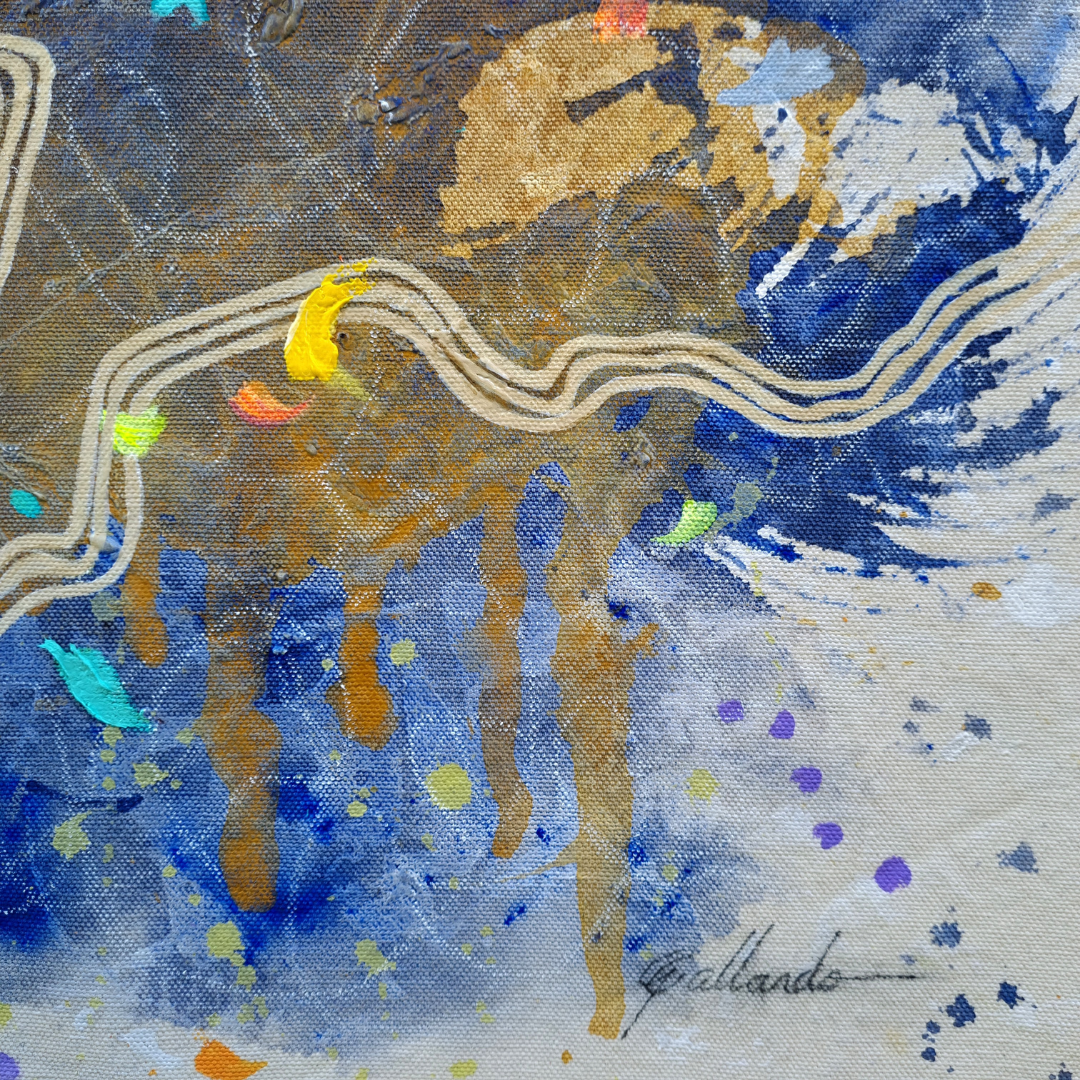 Obra de arte original- Para volar hay que amar el viento