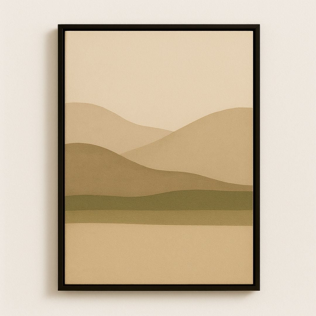 Pintura abstracta  – Terreno Silencioso