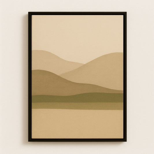 Pintura abstracta  – Terreno Silencioso