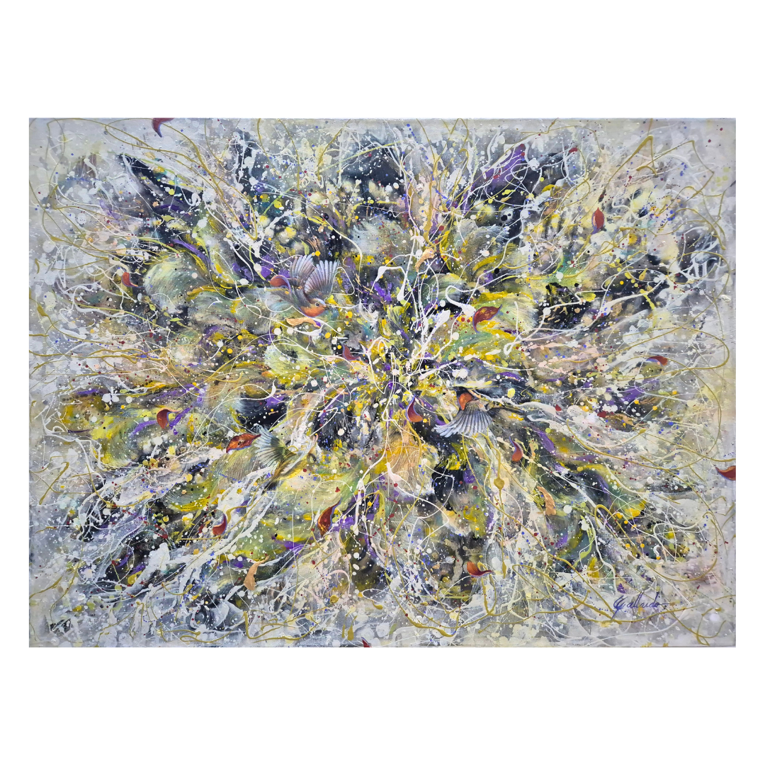 Obra arte original - Donde sea que vueles florece