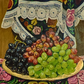 OBRA DE ARTE ORIGINAL- UVAS Y MANTILLA