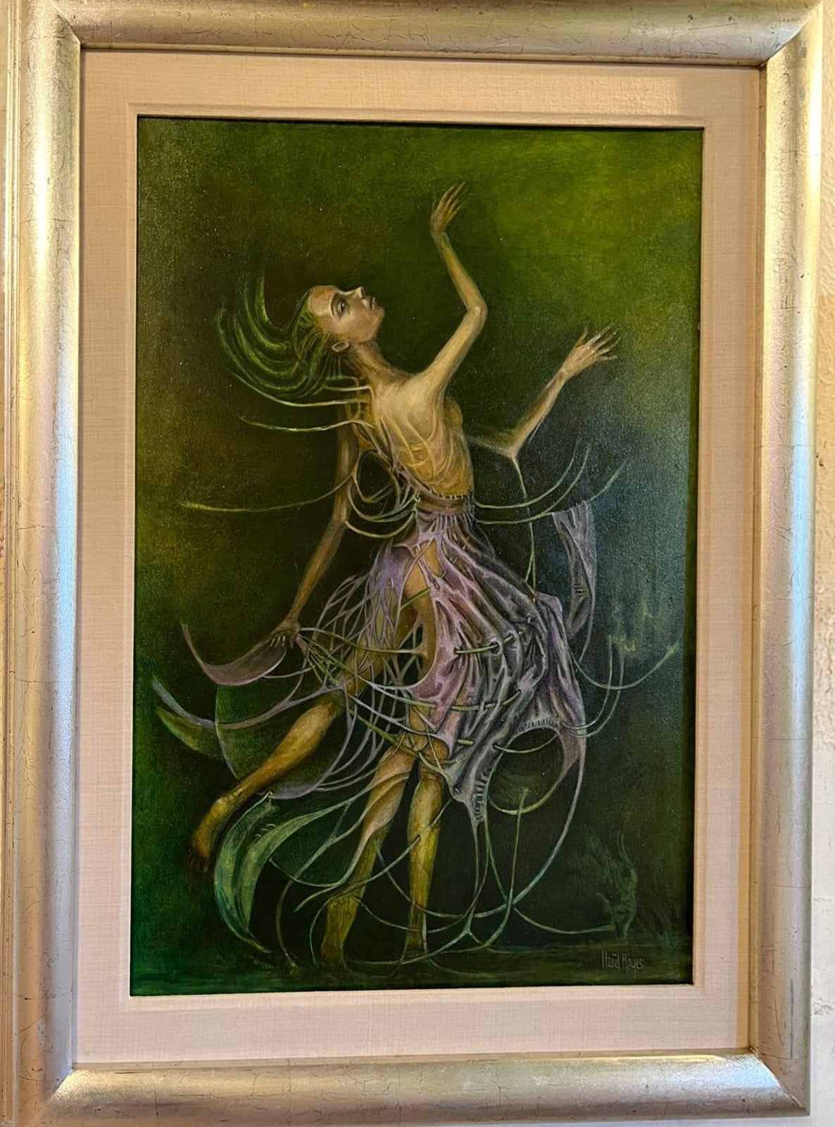 Obra de arte original- Bailando con el viento
