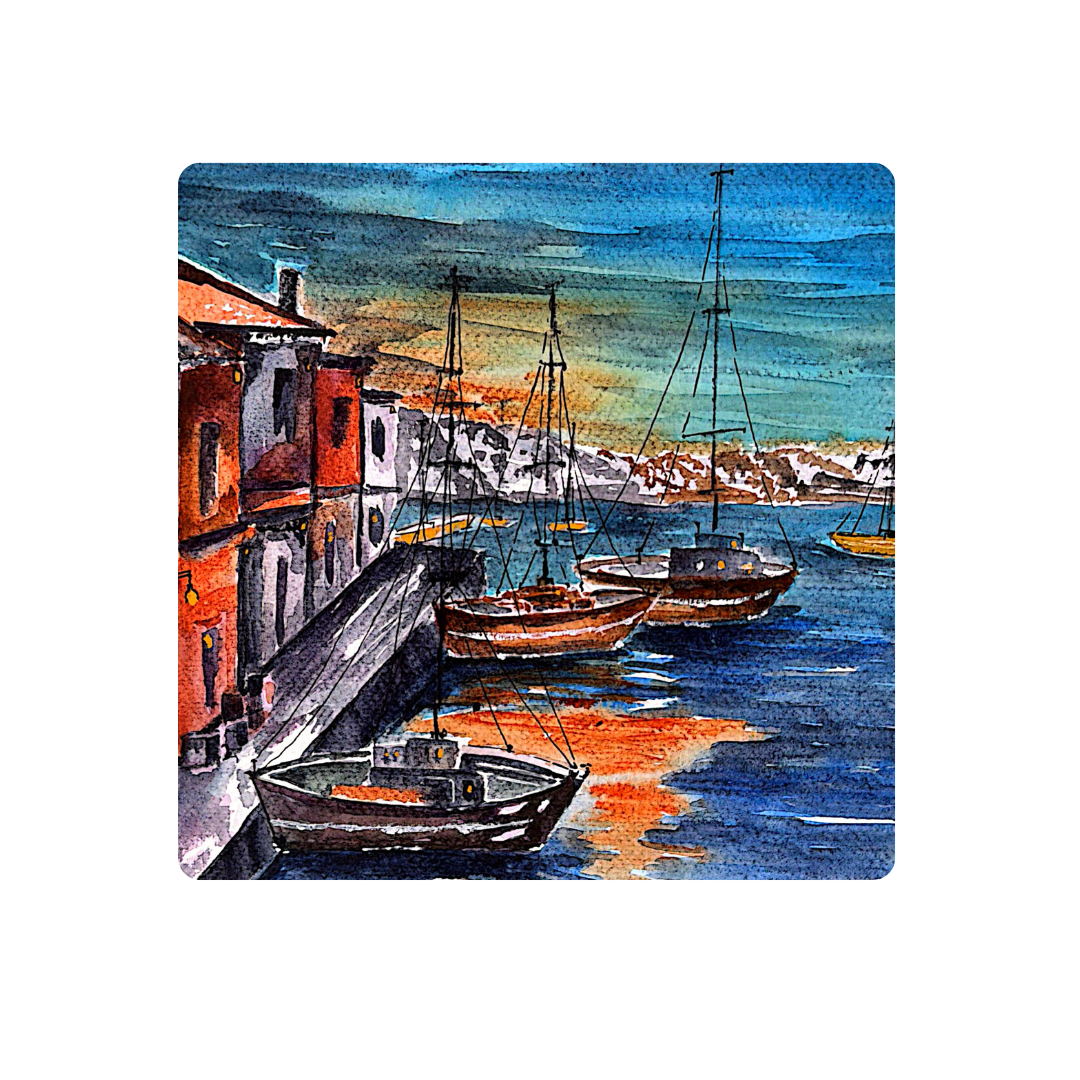 Obra de Arte Original - Reflejos de la Tarde