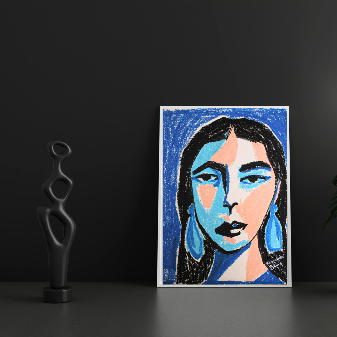 Retrato de una mujer que se piensa
