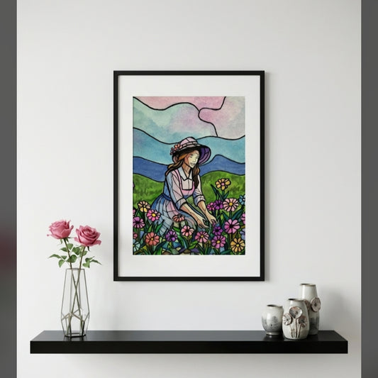 obra de arte original - Cultivando amor
