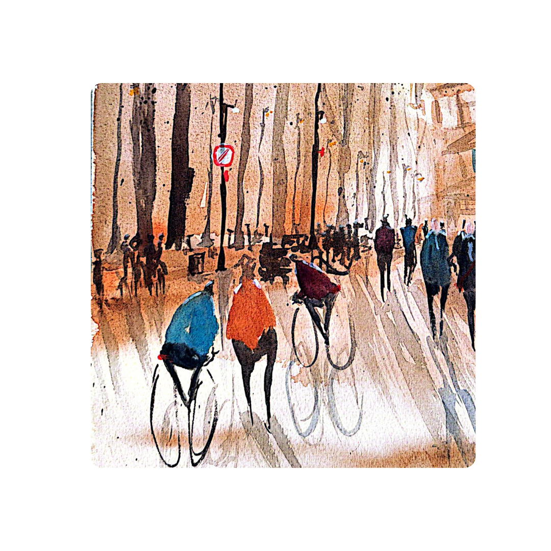Obra de arte original - Caminos de Otoño