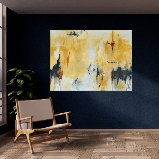 Pintura abstracta  - Vestigios