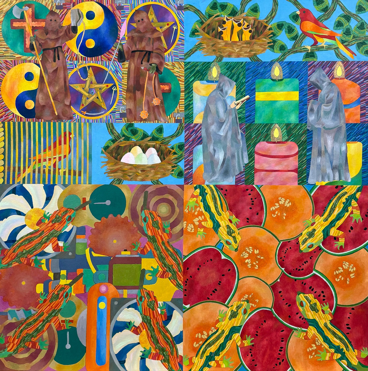 Obra de arte original - Entre lo material y lo espiritual