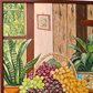 OBRA DE ARTE ORIGINAL - UVAS EN CANASTA
