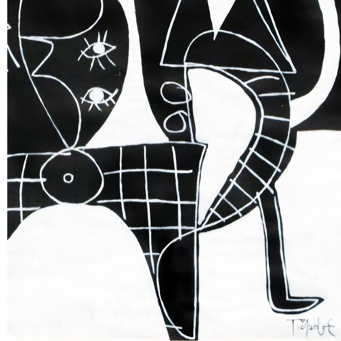 Composición en blanco y negro