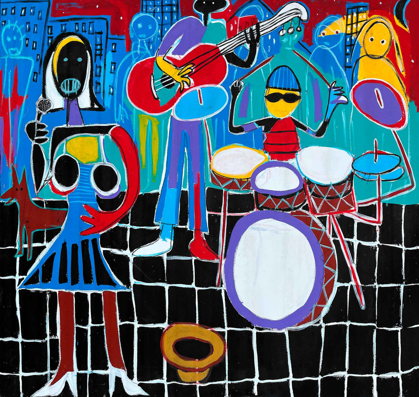 Músicos callejeros