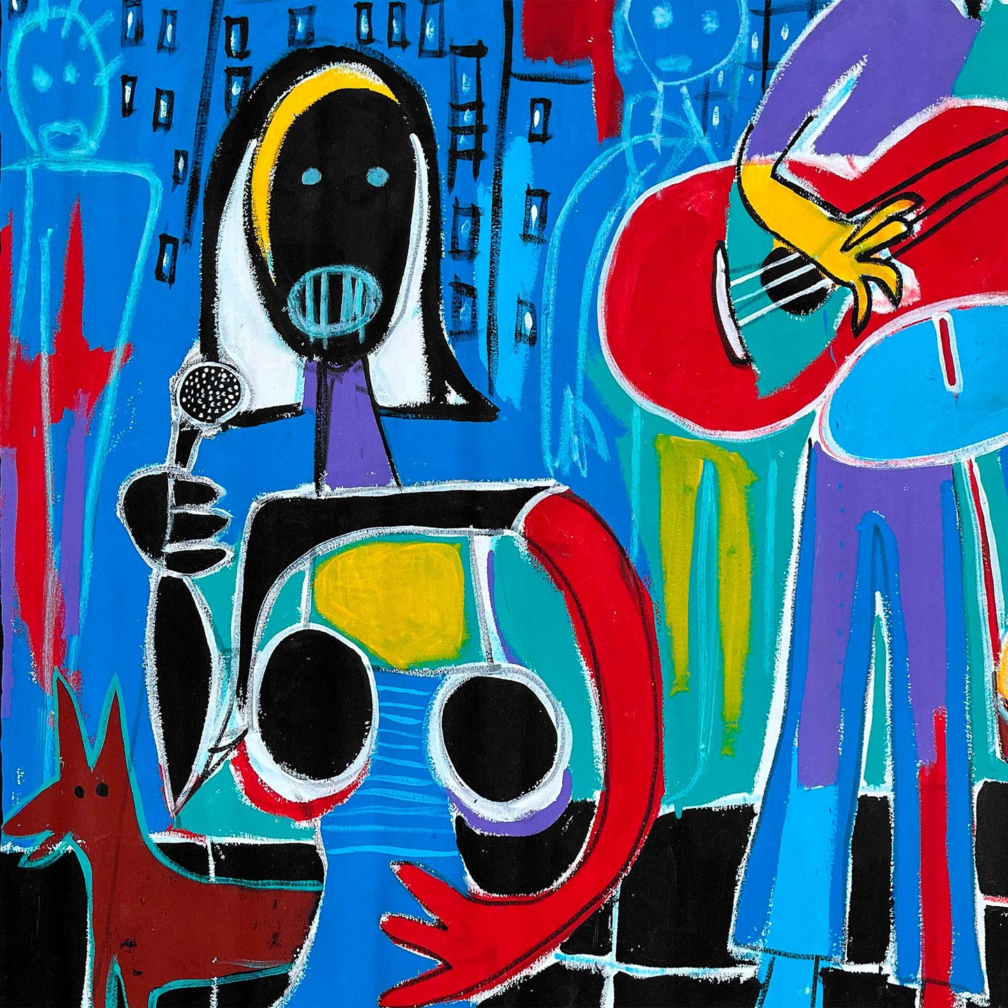 Músicos callejeros