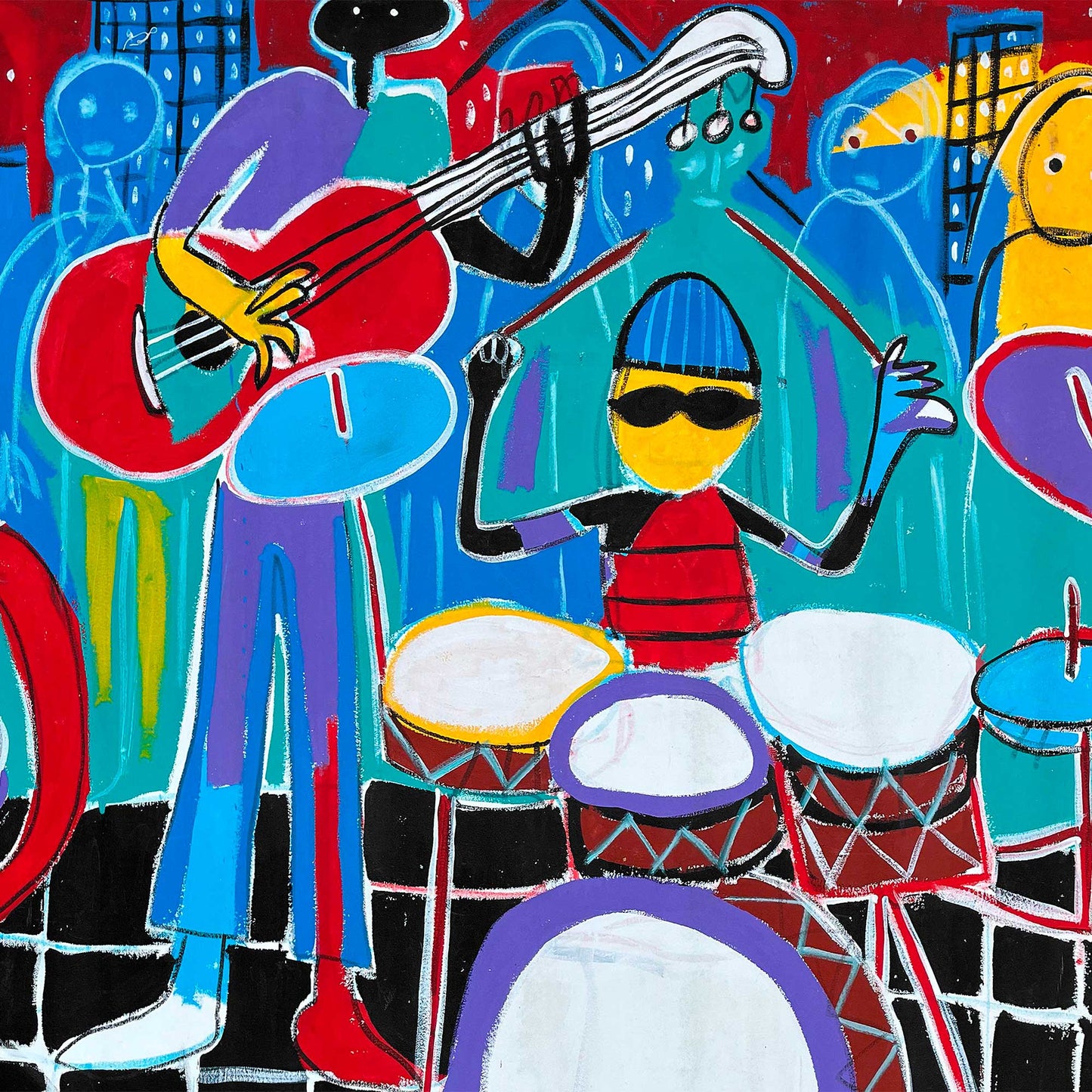 Músicos callejeros