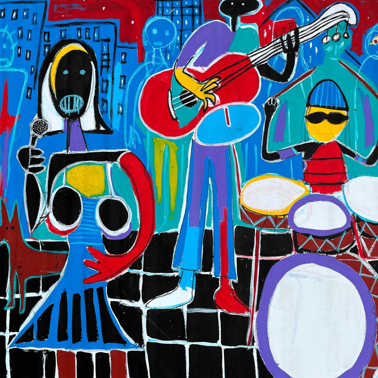 Músicos callejeros