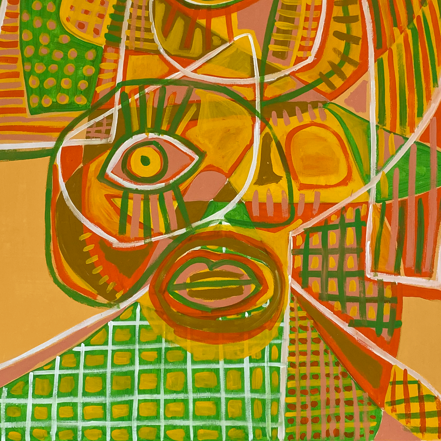 Retrato en amarillos