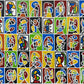 Mosaico en fondo negro