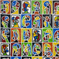 Mosaico en fondo negro