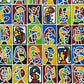 Mosaico en fondo negro