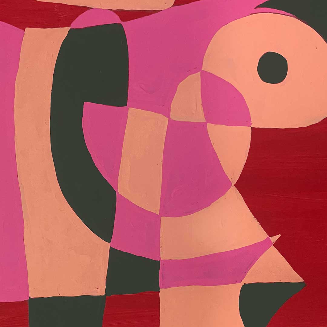 Retrato rosa