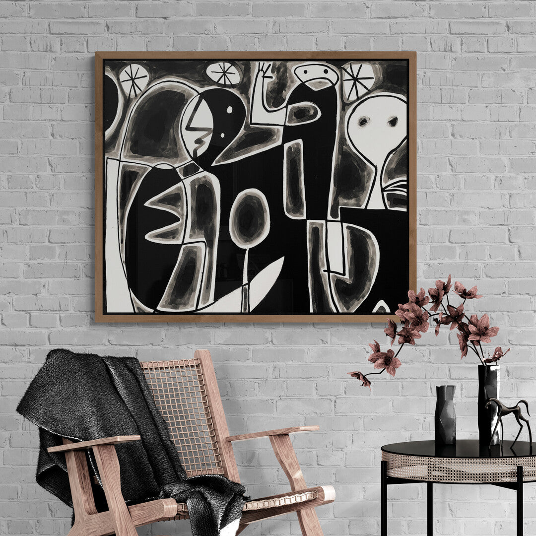 Composición en blanco y negro