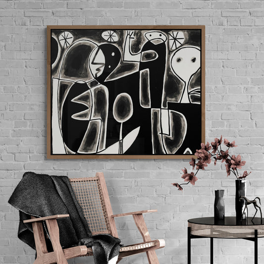 Composición en blanco y negro