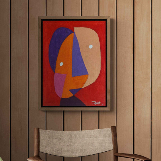 Retrato en rojos