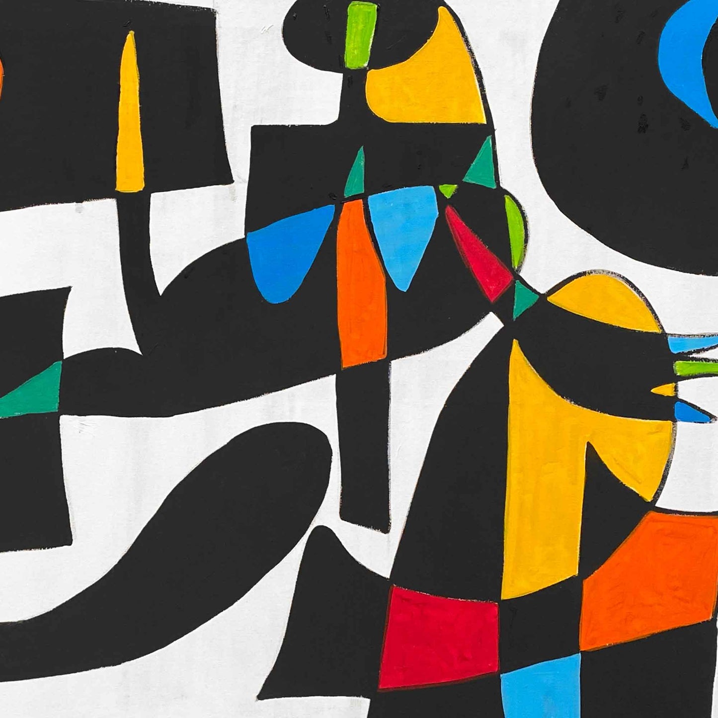 Personajes en fondo blanco