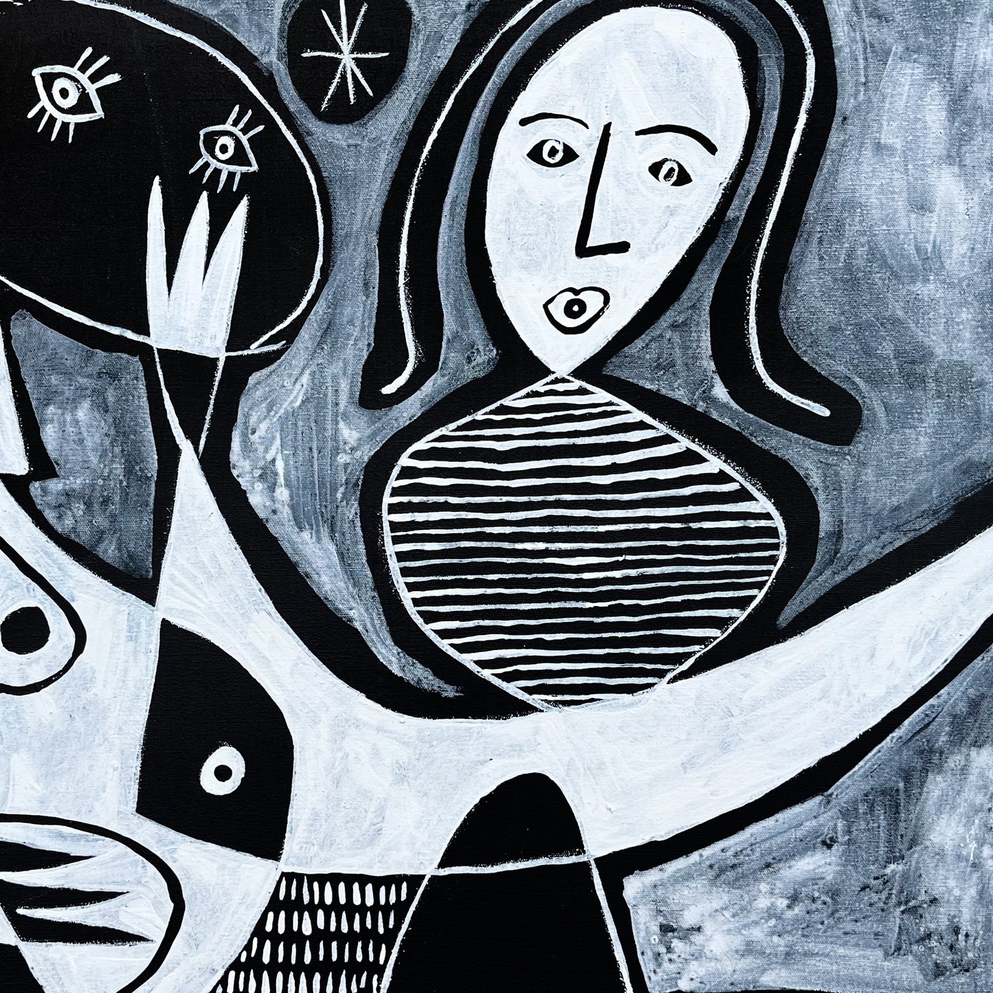 Composición en blanco y negro