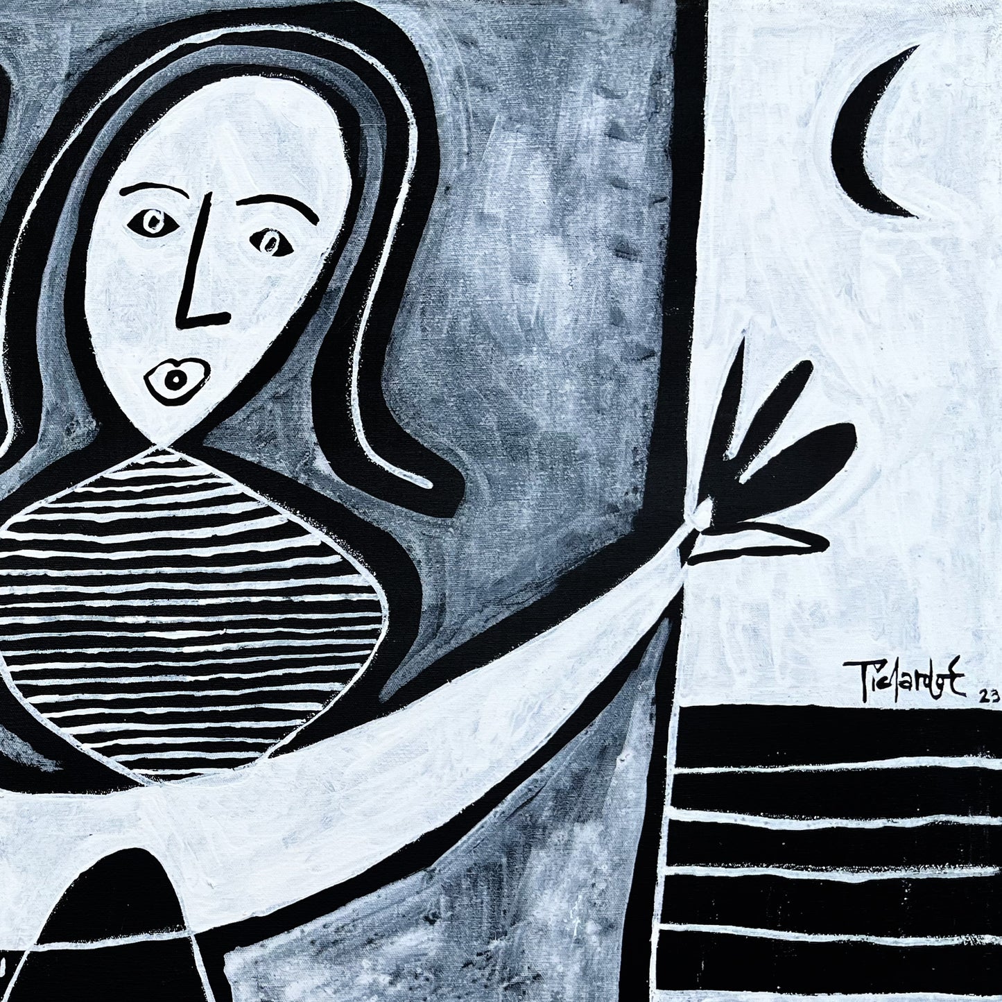 Composición en blanco y negro