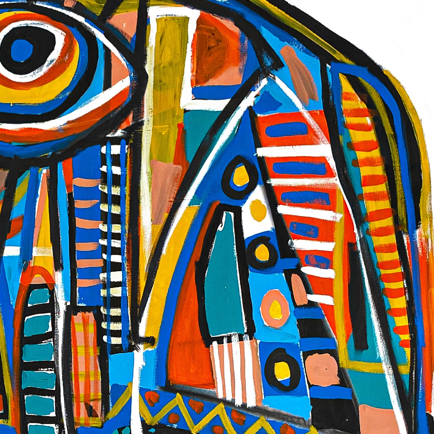 Retrato en fondo blanco