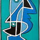 Retrato en azules