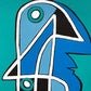 Retrato en azules