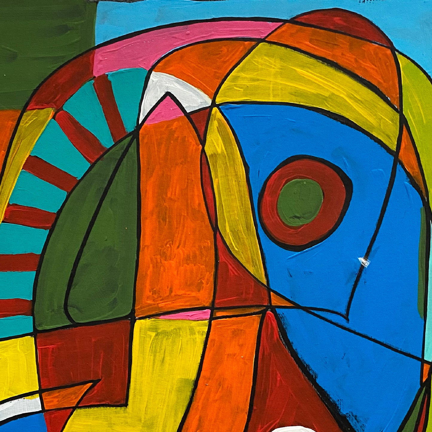 Cuerpo escueto colorido