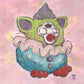 Ilustración Surrealista | Furbyaso Arte Original en Gouache | Arte Adorable | Obra Única 21x21