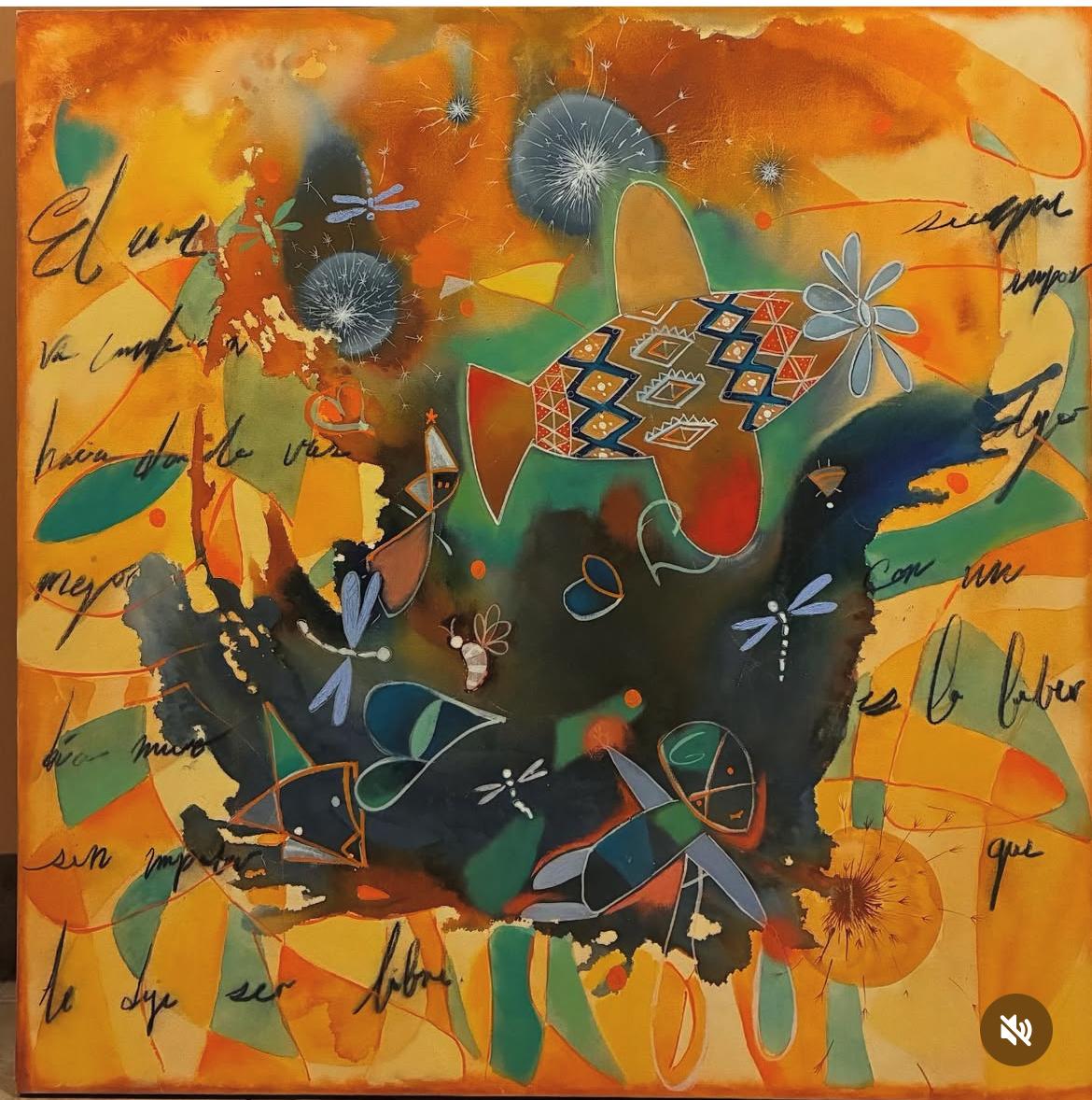 Obra de Arte Original "En el Aire"