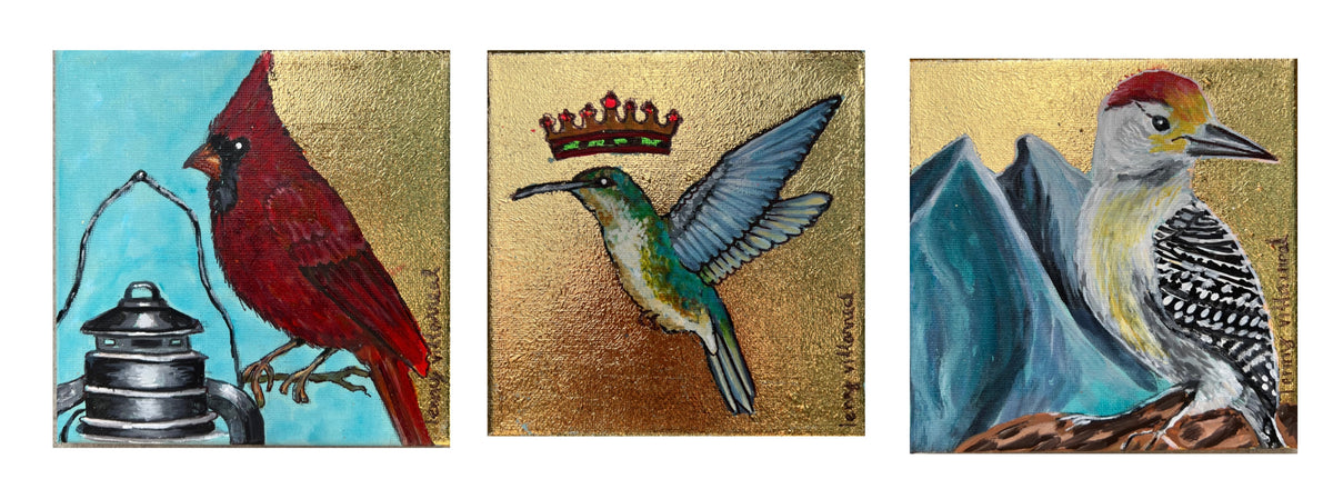 cuadro decorativo - Tríptico Cielo Regio