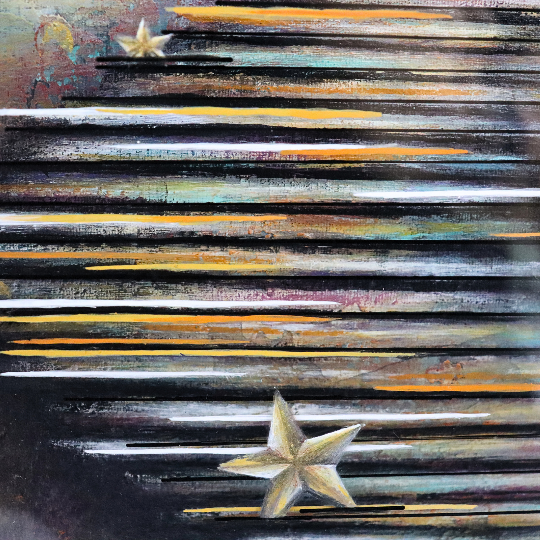 Camino con estrellas