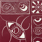 linograbado  Ojos rojos