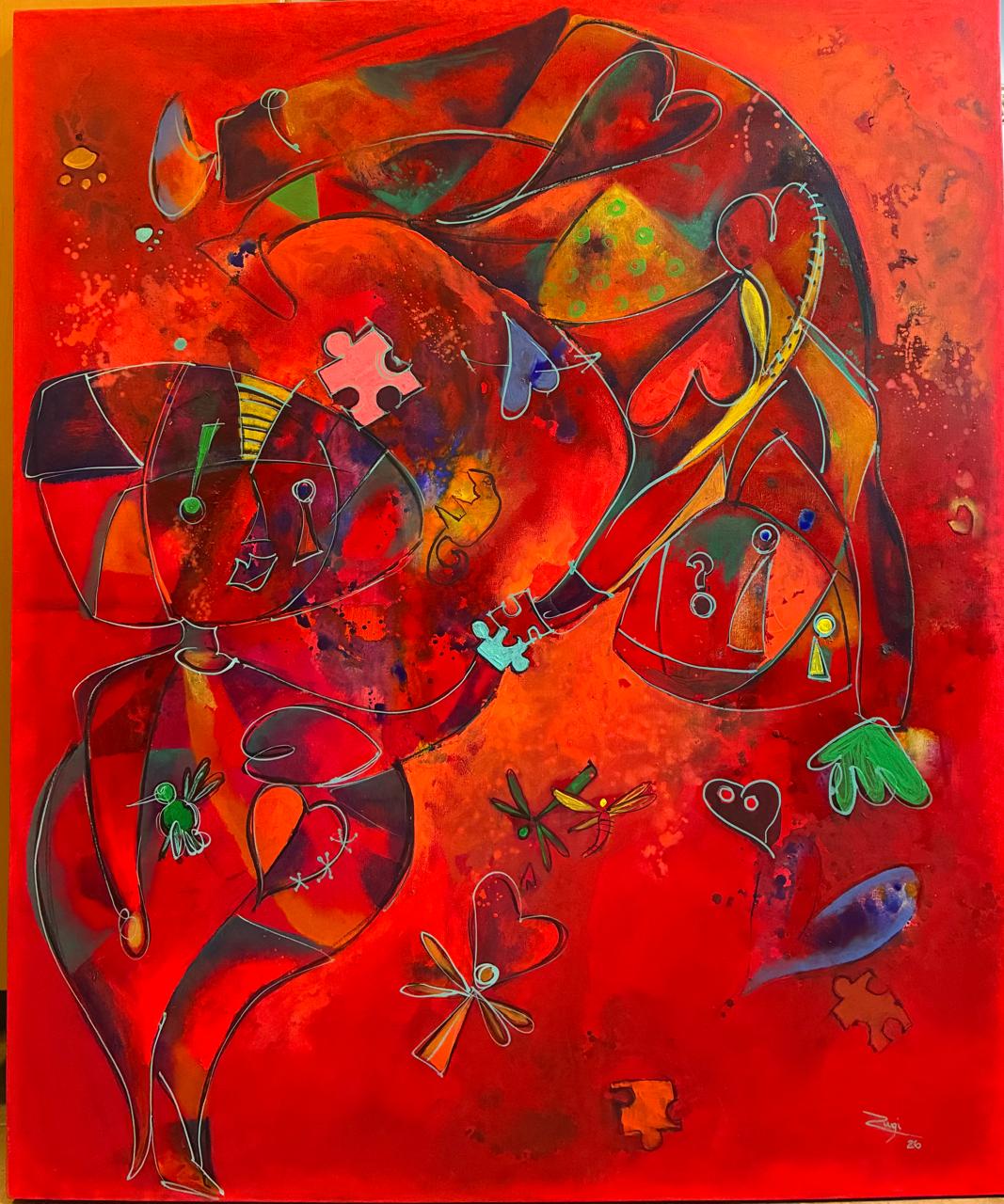 Obra de Arte Original "Fiesta"