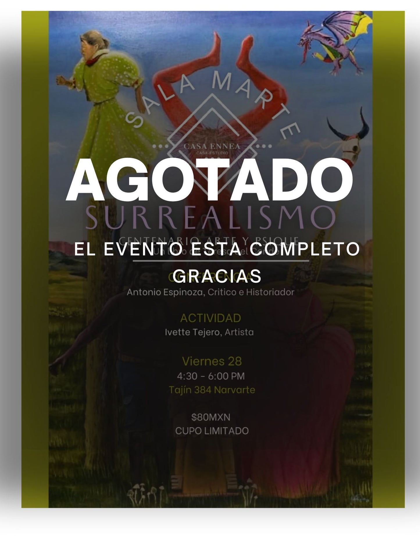CONFERENCIA: "Surrealismo Centenario: Arte y Psique" con  Ivette Tejero